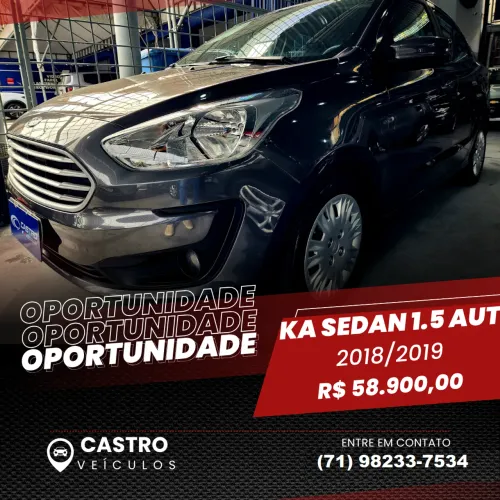 Ford KA 1.5 Sedan SE Plus 12V Flex 4P Aut. 2019