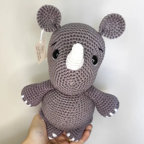 Rinoceronte Amigurumi