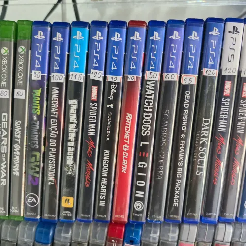 Jogos PS5, PlayStation 5, Games mídia física (Excelente estado) PS4, Xbox One S, Series X