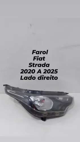 Farol Fiat strada 2020 A 2025 lado direito original