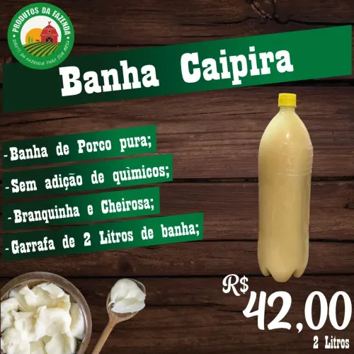 Banha suina pura