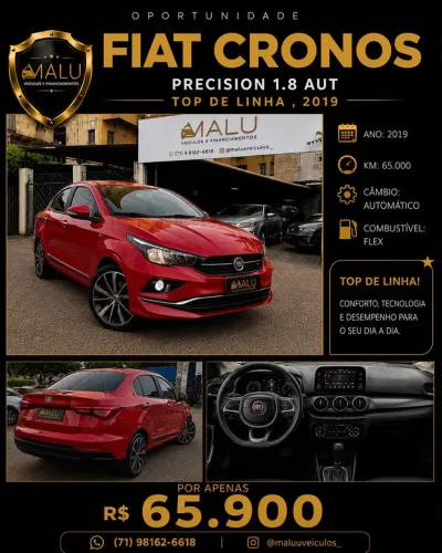 Fiat Cronos Precision 1.8 16V Flex Aut. 2019
