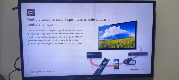 TV Sony Bravia42 polegadas KDL-42R475A.