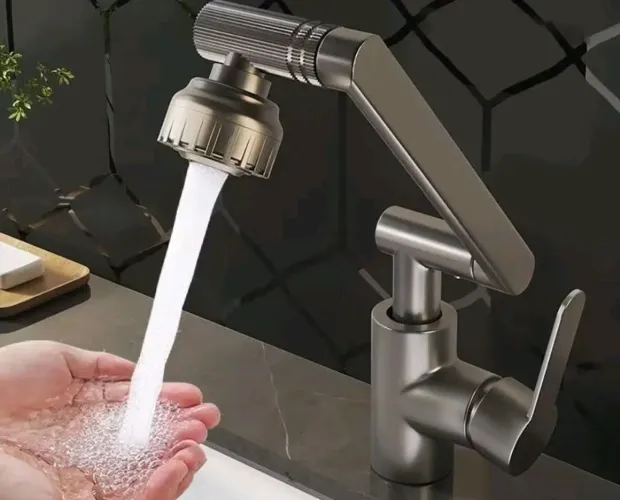 Bica articulável 360 - água quente e fria.