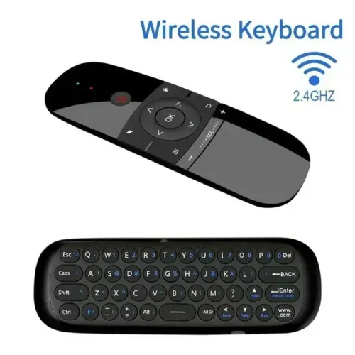Controle Remoto Air Mouse W1 Giroscópio Android Tv Pc