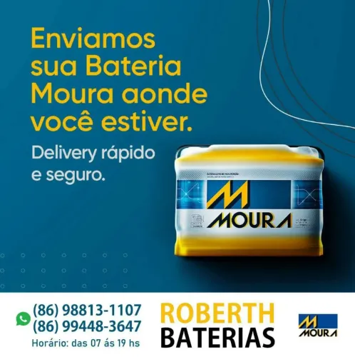 Bateria heliar e Moura 