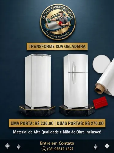 Promoção de Envelopamento de Geladeira!