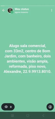 Alugo sala - loja comercial