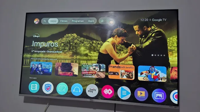 Smart tv 50 polegadas sistema android