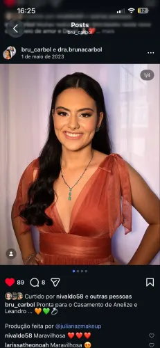 Vendo vestido de Festa tule Terracota