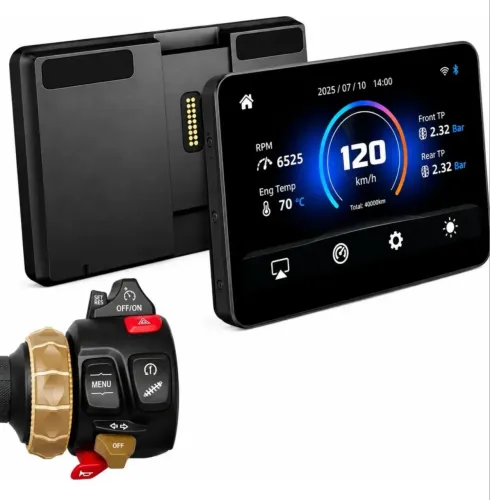 Navegação GPS para Motocicletas EKIY 5.0 - BMW controle Punho