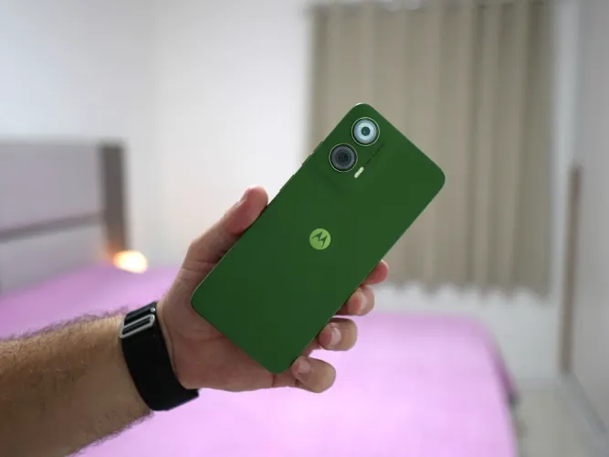 Celular motorola g35 verde novo na caixa