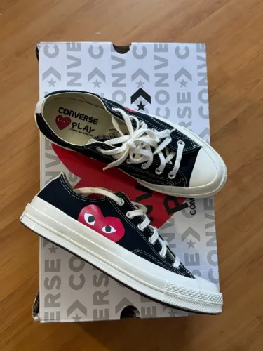 Converse X Comme Des Garçons Play Chuck 70 Preto