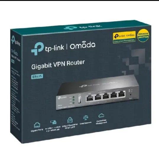 ROTEADOR TP-LINK ER605 OMADA VPN GIGABIT MULTI-WAN