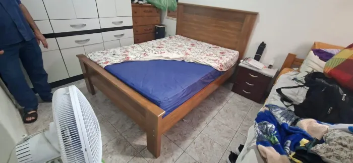 Cama de casal com colchão