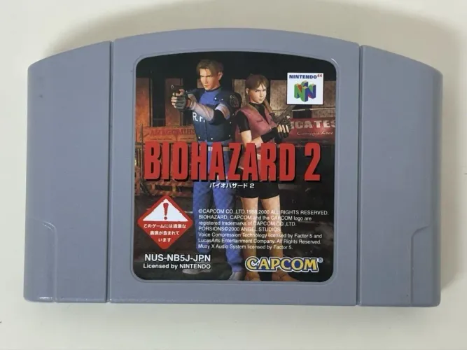 Resident Evil 2 Japonês Biohazard Nintendo 64 original 