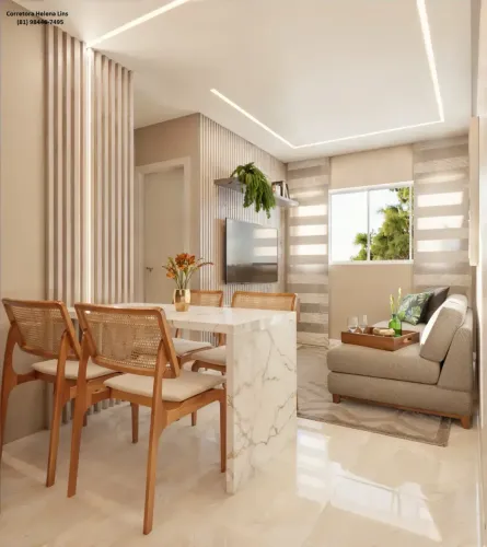 Imóvel para venda com 40 metros quadrados com 2 quartos, andar médio, em Tamarineira - Re