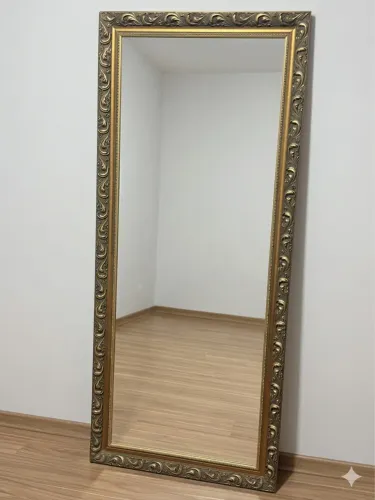 Espelho Gigante Luxo Dourado