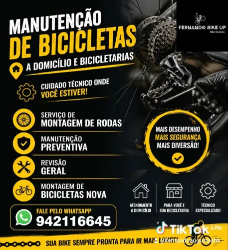 Mecânico de bicicletas montador