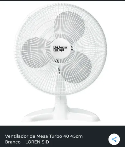 Ventilador de mesa