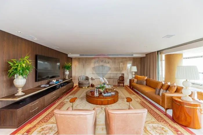 Apartamento Altto Campo Belo, 485m² com 3 suites, lareira e lazer completo.