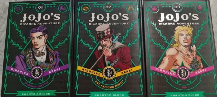 Jojo's Bizarre Aventure Part 1: Phantom Blood (Vol 1-3 Completo) Viz Media.