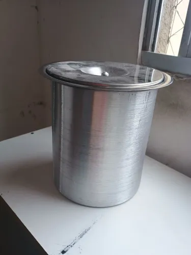 Lixeira inox de embutir