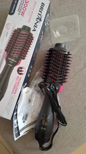 Escova Secadora + Modelador de Cachos