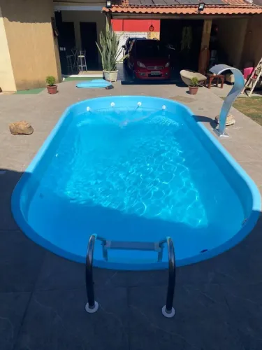 Piscina de fibra 6 m completa para o Tocantins