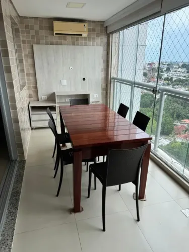 SINGOLARE, MOBILIADO, 3 SUÍTES, ANDAR ALTO, 2 VAGAS