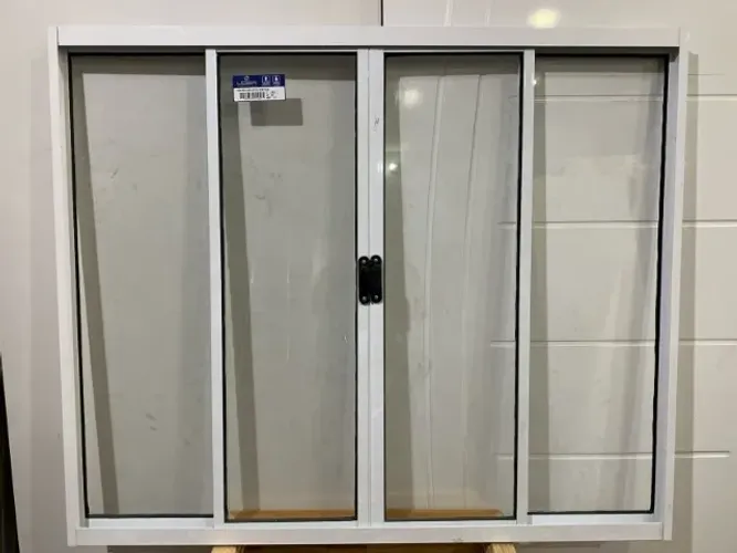 Janela 4 folhas aluminio Branco 
