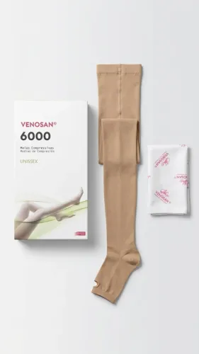  Meia-Calça de Compressão Venosan 6000 - Tamanho M (Alta Compressão 30-40 mmHg)