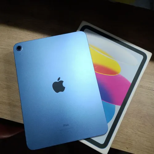 ipad apple 10 + caneta + capa + carregador 