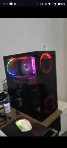 Pc gamer Ryzen 5600 RX 5600xt 32gb de ram placa mãe gigabyte b550