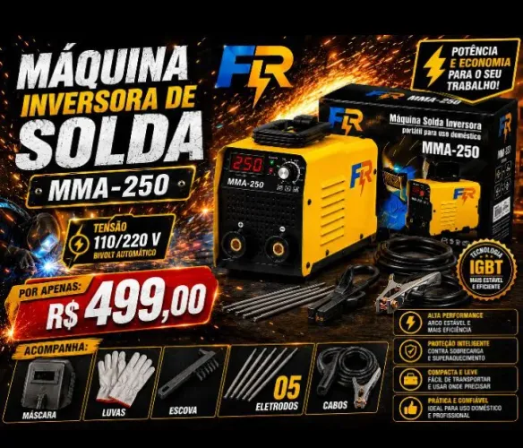 Máquina de solda inversora MMA-250
