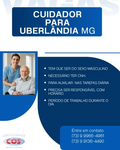 Cuidado para Uberlândia MG