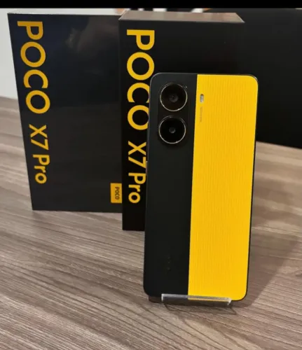 POCO X7 PRO 512GB+12GB RAM 5G indiano AMARELO novo 6 meses de garantia fazemos entregas