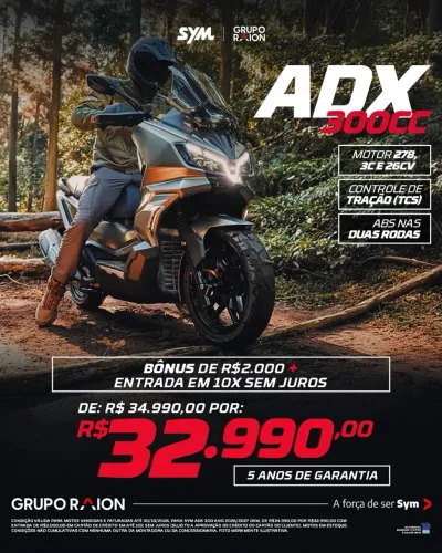 SCOOTER ADXTG 300 - ENTRADA FACILITADA - MATHEUS *