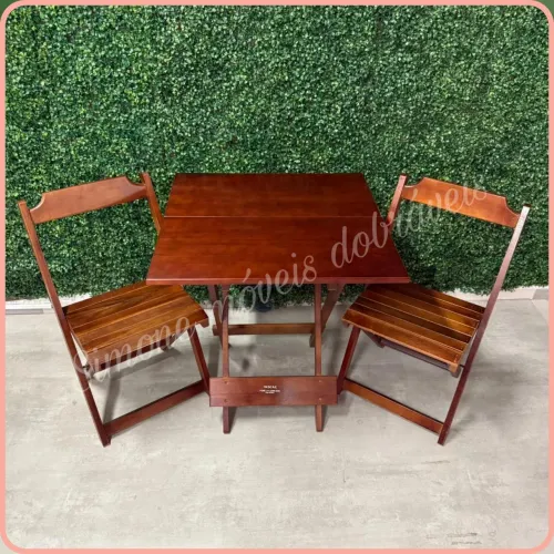 Conjunto mesa para bar e restaurante e outros