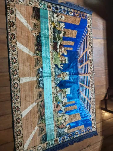 Santa Ceia em tapeçaria 