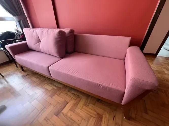 Sofá semi novo impermeabilizado