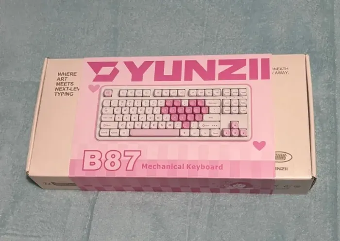Teclado Gamer Rosa YUZZI B87 (importado EUA)