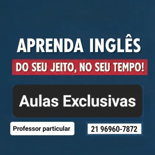 Professor particular de inglês, francês ou italiano