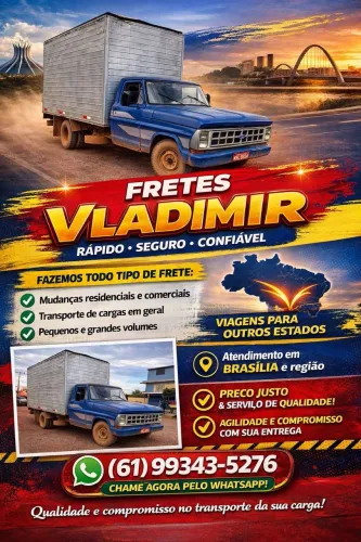 Faço frete df GO entorno 