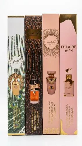 KIT 04 PERFUMES FEMININO ÁRABE FLORAL