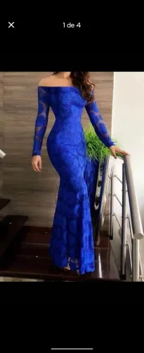 Vestido de Festa Azul