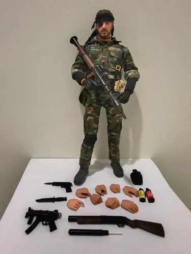 Boneco action figure Naked Snake Metal Gear mgs3 escala 1/6 30 cm estilo hot toys