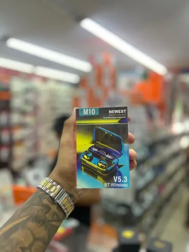 Fone De Ouvido Bluetooth Sem Fio M10 5.3 Bateria Duração Lon