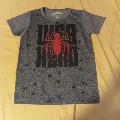 Camiseta Infantil Homem-Aranha Marvel - Tamanho 8 (Original)