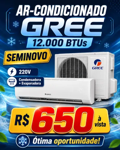 Ar condicionado gree 12000 btus
